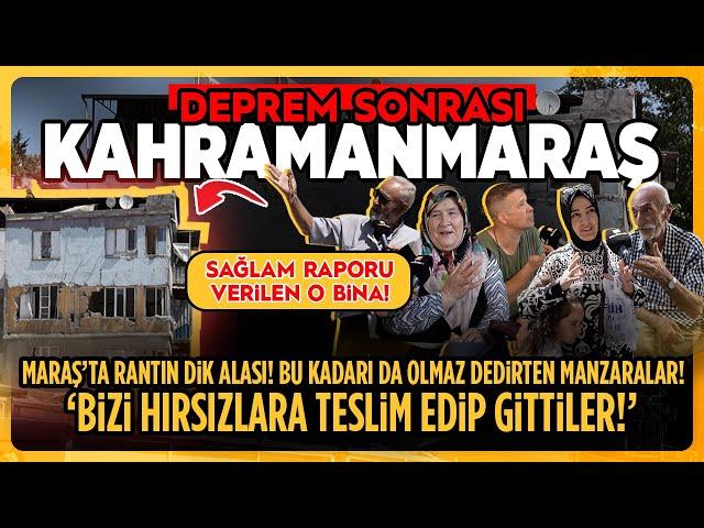 Kahramanmaraş'ta Büyük SKANDAL! | Yıkık Binalara 'SAĞLAM' Raporu Verildi! #sokakroportajlari