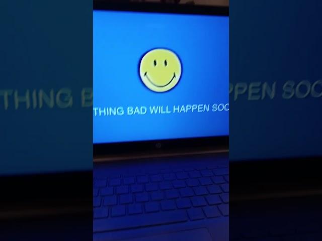 something bad will happen is on my Hewlett Packard laptop (Hewlett Packard means hp) #imscard