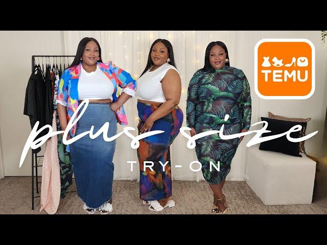 Temu Plus Size Outfits Try-On Haul | Spring / Summer Dresses, Tops, Sets and More+