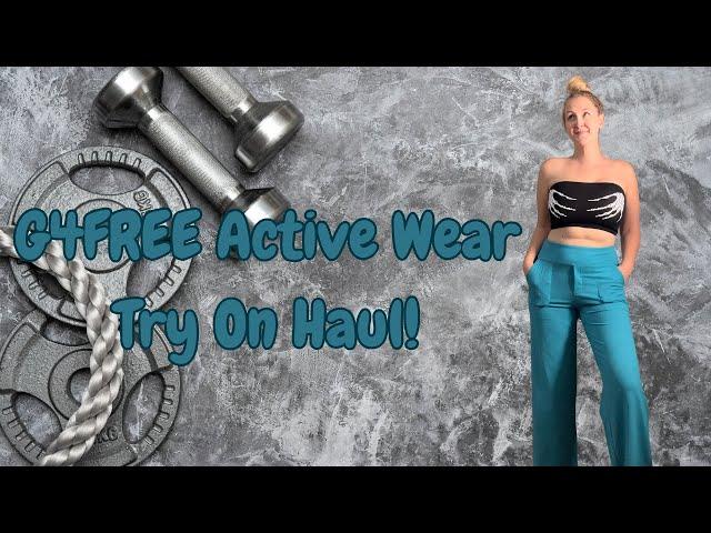 G4FREE ACTIVE WEAR TRY ON HAUL! Huge Black Friday SALE!