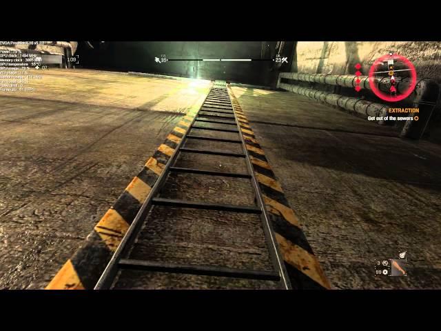 Dying Light final mission (tunnel) 1080p 60FPS Geforce GTX 960 EVGA Super SC ACX 2.0+