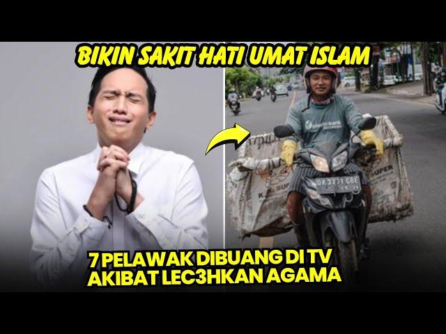 KARIR HANCUR, 7 PELAWAK POPULER DIBUANG DI TV AKIBAT LEC3HKAN AGAM4