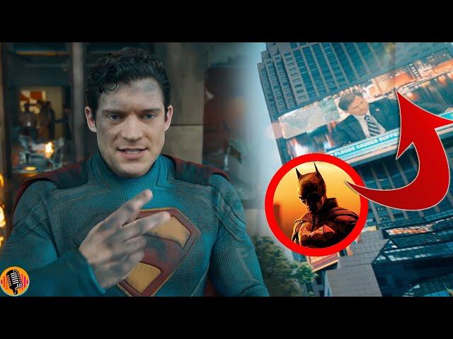 SUPERMAN Teases The Batman Universe Tie-in #thebatman #superman #dcuniverse