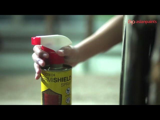 Asian Paints ezyCR8 Woodtech Termishield Spray – for protecting wood from termites and borers