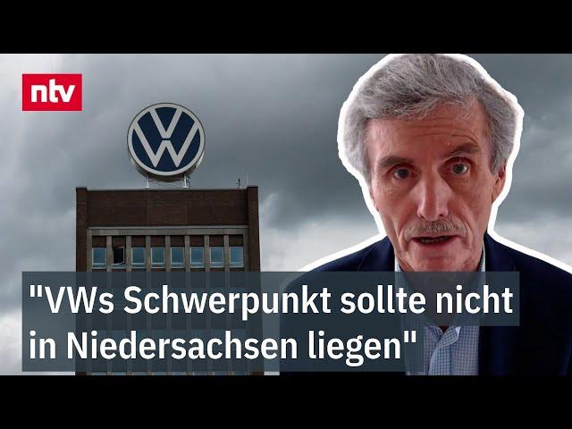 Experte sieht Standortproblem: "VWs Schwerpunkt sollte nicht in Niedersachsen liegen" | ntv