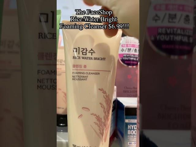 K-Beauty at TJ Maxx?!Cosrx TheFaceShop Innisfree Facial Cleanser