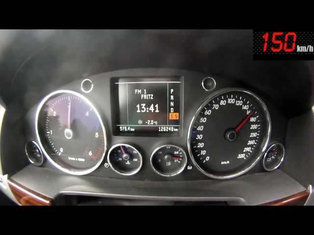 VW Touareg V10 TDI 5.0 0-100 / 100-200 Acceleration