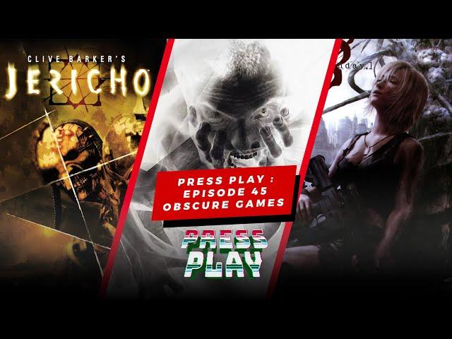 Press Play : Episode 44 - Obscure Games - Vol 1