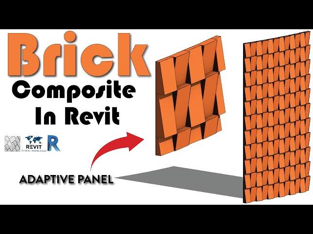 Composite Brick Wall in Revit | Adaptive Panel