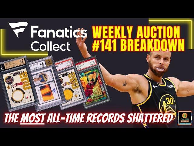 Basketball Card Prices Continue to Rise - Fanatics Weekly Auction #141 Breakdown