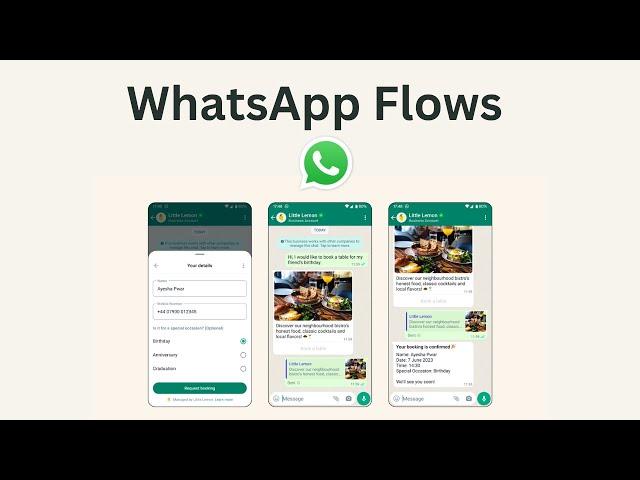 WhatsApp Flows tutorial | WhatsApp Cloud API's WhatsApp Flows Tutorial 2024