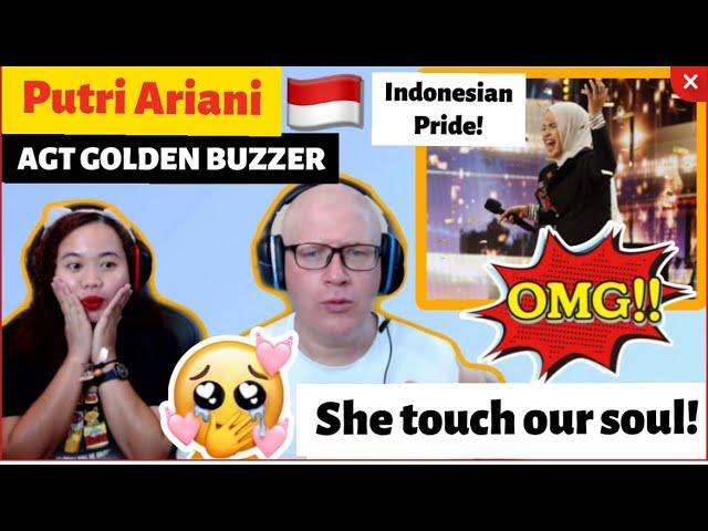 Putri Ariani receives the GOLDEN BUZZER | America's Got Talent 2023 | REACTION!