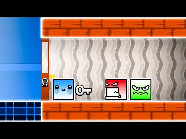 SCHOOLBOY RUNAWAY В GEOMETRY DASH