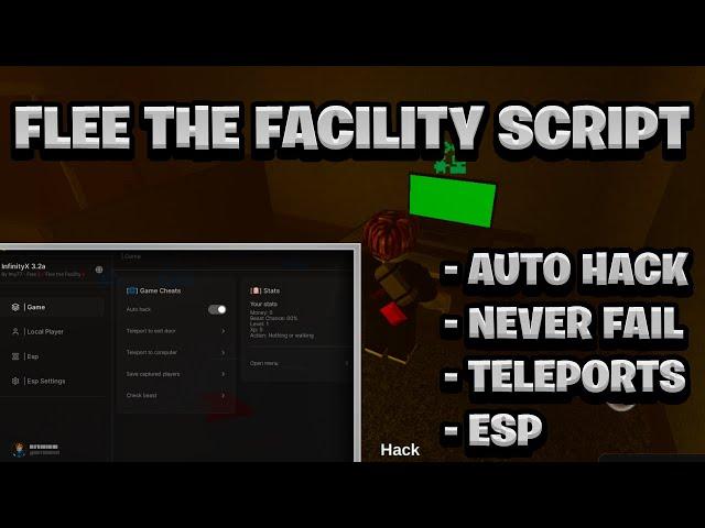 [BEST NEW] Flee The Facility Script Pastebin - (ROBLOX) *Auto Hack & ESP* Exploit