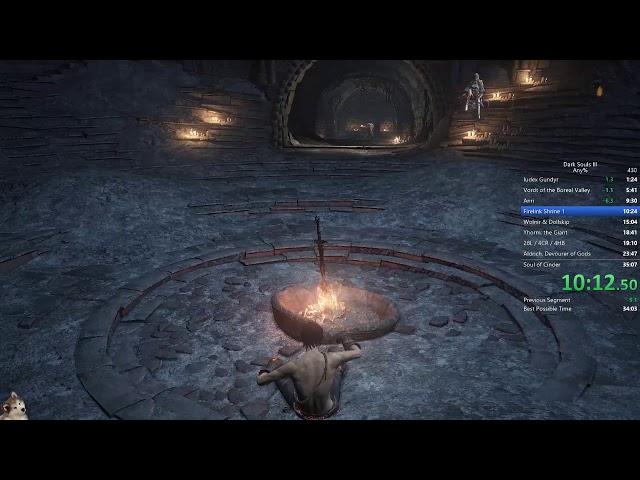 Dark Souls III any% in 34:45 (Former World Record)