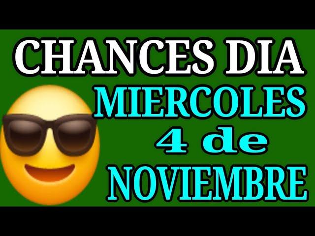 Resultado Chances del día Miércoles 4 de Diciembre de 2024