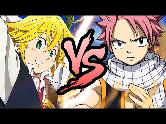 MELIODAS VS NATSU RAP BATTLE | RUSTAGE ft GameboyJones