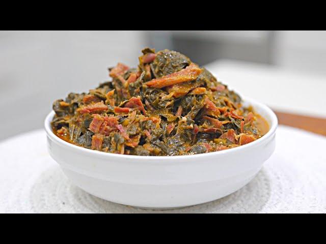 Succulent COLLARD Greens With Smoked Turkey | Thanksgiving Recipe