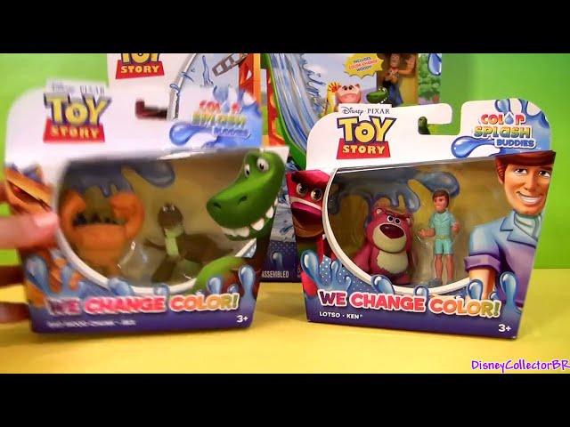 Cars Color Changers in Toy Story Slide n Surprise Playground Color Splash Buddies Disney Pixar