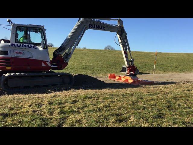 Planierbalken, Planierhobel für Bagger