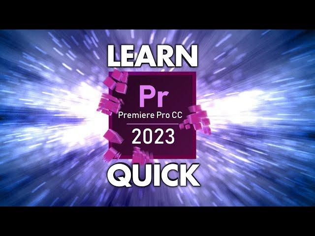 Premiere Pro CC 2023/2022/2021 Complete Beginner Tutorial