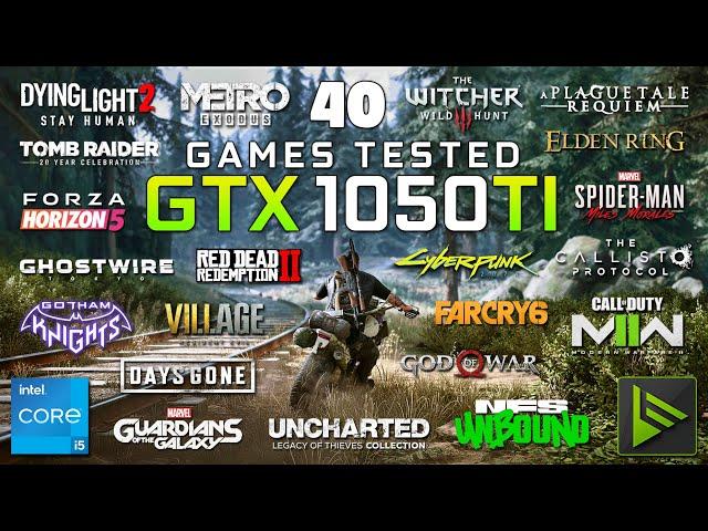 GTX 1050 Ti Test in 40 Games