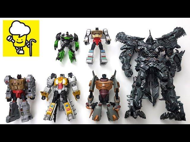 Different Grimlock Transformer robot dinosaur T-Rex toys ランスフォーマー 變形金剛 robots in disguise