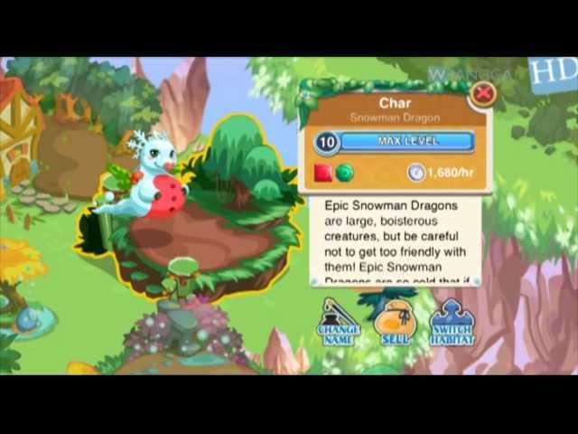 How to Breed Snowman Dragon in Dragon Story! WBANGCA! Limited Edition! [HD]