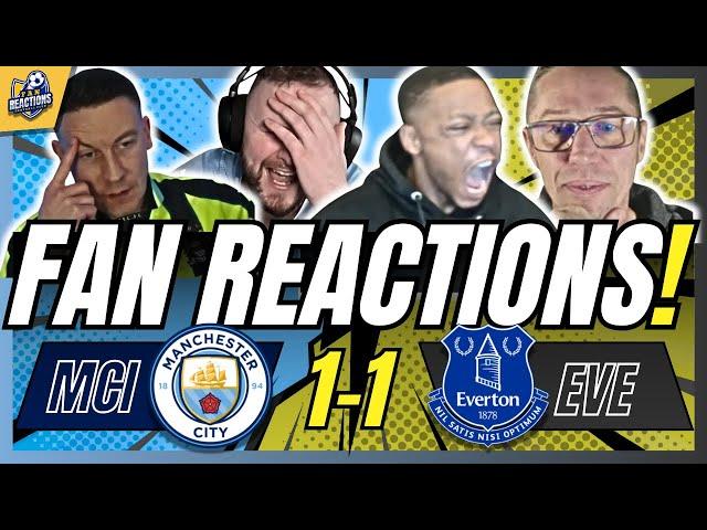 MAN CITY FANS DESPRESSED‍REACTION TO MAN CITY 1-1 EVERTON | 24/25 PREMIER LEAGUE