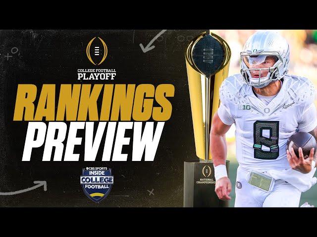 College Football Playoff Rankings PREVIEW | Inside College Football