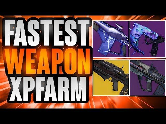 Destiny 2 New FASTEST Way To Level Up Crafted Weapons FAST & EASY