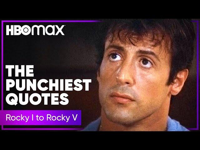 The Best Quotes From Rocky I through Rocky V | HBO Max