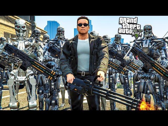 ГТА 5 МОДЫ ТЕРМИНАТОР И ПРИВЕТ СОСЕД! ОБЗОР МОДА В GTA 5! ИГРЫ ГТА МИР МОДОВ ВИДЕО ДЛЯ ДЕТЕЙ!