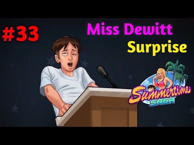 Miss Dewitt Surprise || @QuestsCraftsMan Summertime Saga v0.20.11 || no commentary