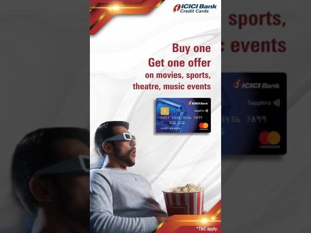 Get international lounge access, golf rounds, 1+1 movie offers | ICICI Bank Sapphiro Credit Card