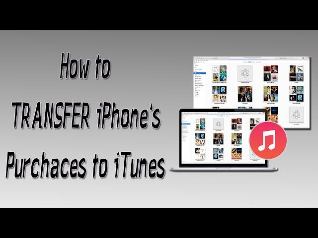 How To Transfer Purchases from iPhone to iTunes on Windows iOS 9.3.1 (iTunes)