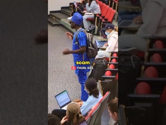 Nigerian Prince in Lecture Prank