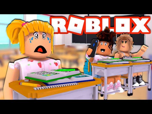 First Day in New School - Making No Friends - Emotional Roblox Story