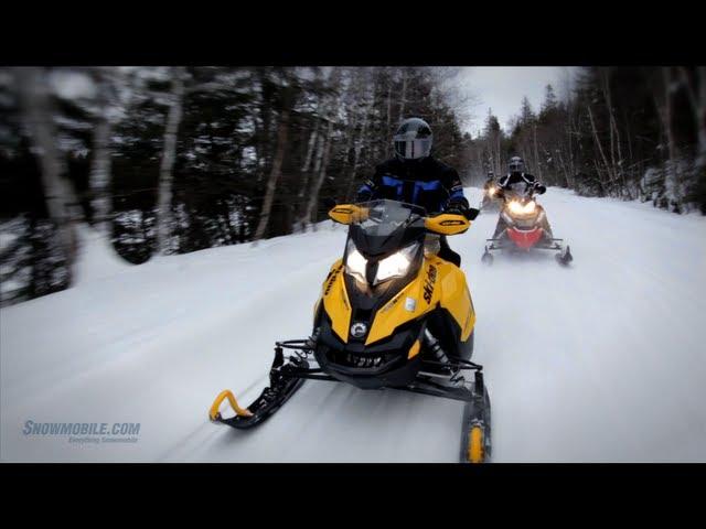 Snowmobile Touring Near Sudbury, Ontario