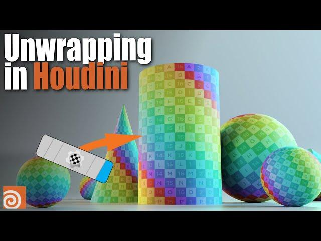 Houdini Unwrapping Techniques: The Basics