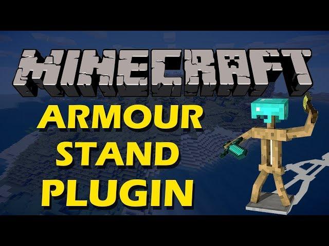 Customisable Armourstand GUI in Minecraft with Armourstand Tools Plugin