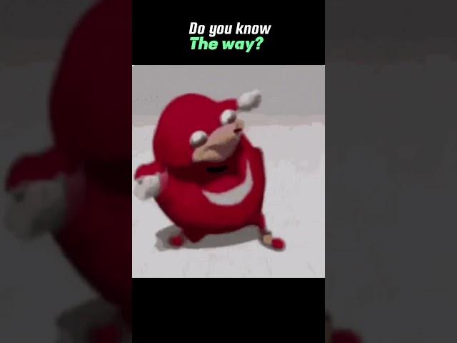 Uganda Knuckles dancing