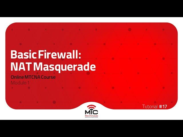 NAT Masquerade in MikroTik RouterOS