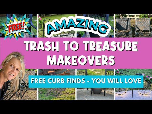 DIY "NEW" Trash To Treasure 2025 - Free Curb Finds - High End Makeovers