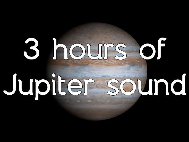  Jupiter Sound in high quality white noise ASMR - Space sounds / Connect to the universe