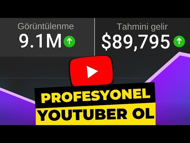 SIFIRDAN Uzmanlığa YOUTUBE KANALI Nasıl Açılır?  (Nasıl Youtuber Olunur 2024)