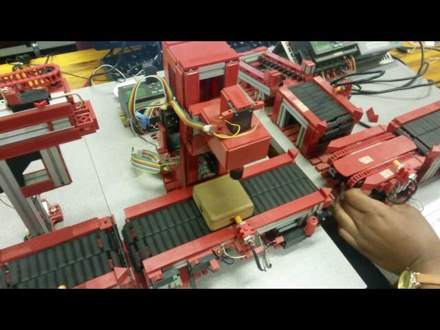 Mechatronics engineering project, factory production line, Automation (at campus)