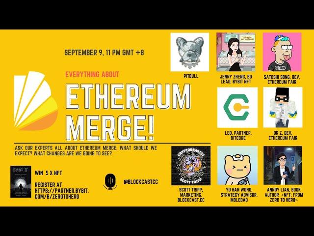 Everything about Ethereum Merge on Blockcast.cc Twitter Spaces