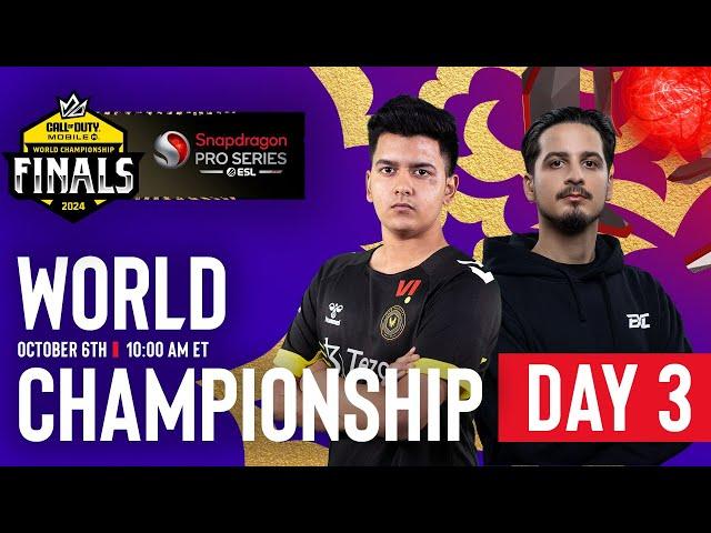 Call of Duty: Mobile World Championship 2024 by Snapdragon Pro Series | Day 3 - English