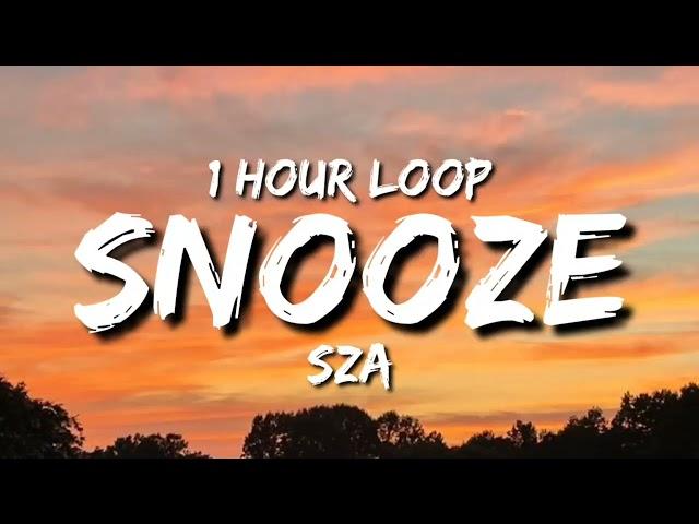 SZA - Snooze (1 Hour Loop)